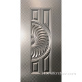 सुरुचिपूर्ण डिजाइन धातु दरवाजा त्वचा